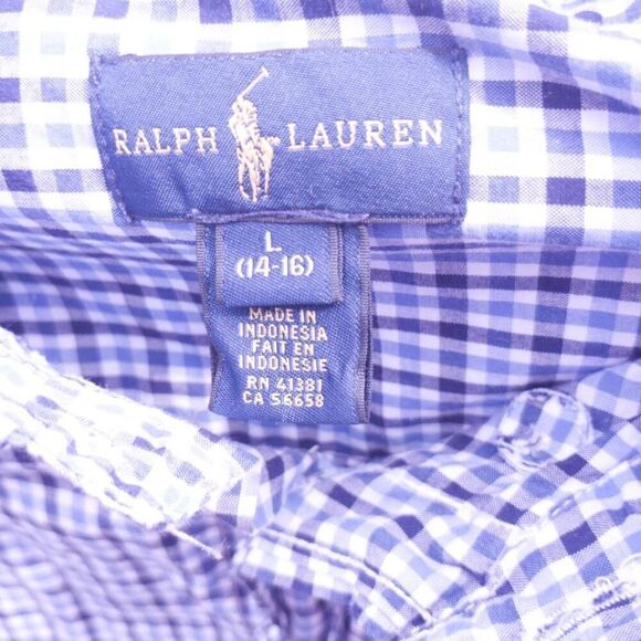 Ralph Lauren Blue label boys button down shirt, 100% cotton - Picture 4 of 5